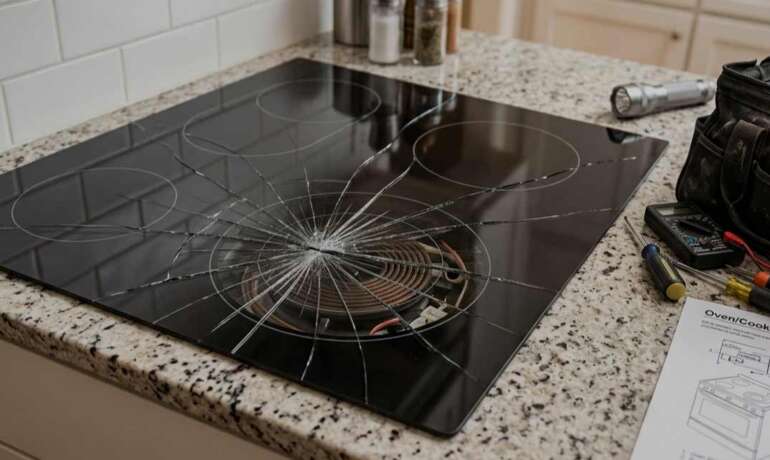 Cracked Glass Cooktop: Is It Safe to Use & How It’s Fixed