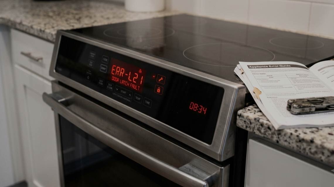 Appliance-repair-jax-oven-showing-an-error-code