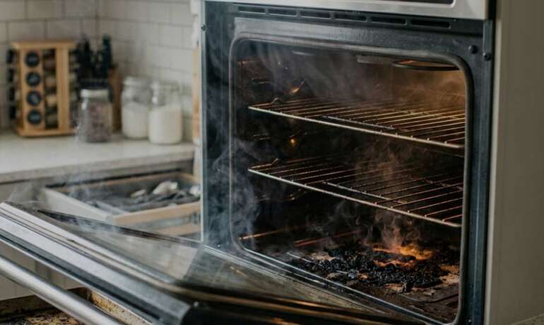 Oven Smells Like Burning or Smoking? What’s Causing It